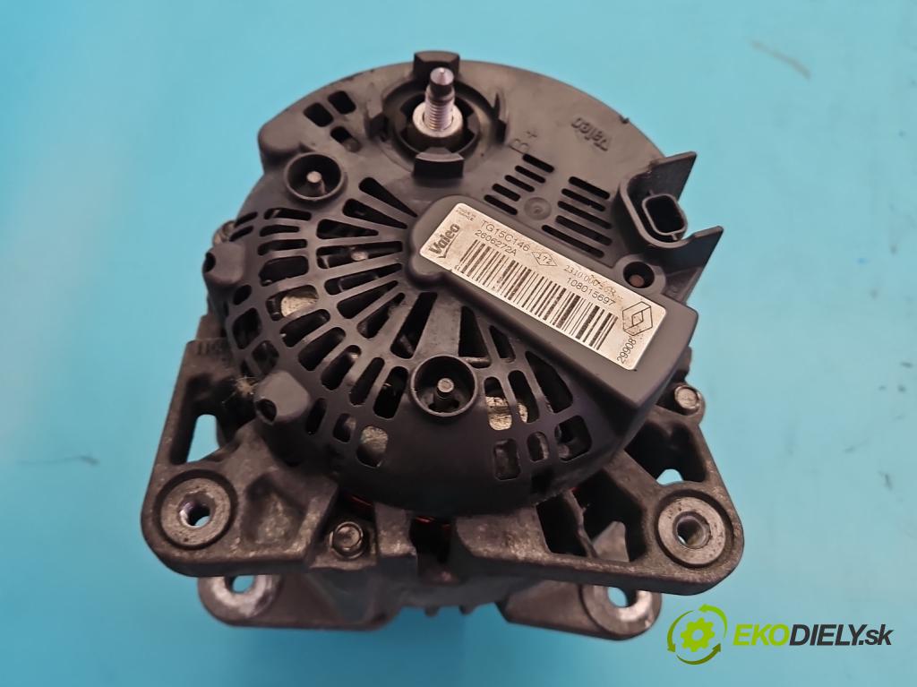 Renault Megane III 2008-2016 1.5 dci 86 HP manual 63 kW 1461 cm3 5- Alternator 231000026R (Alternátor)