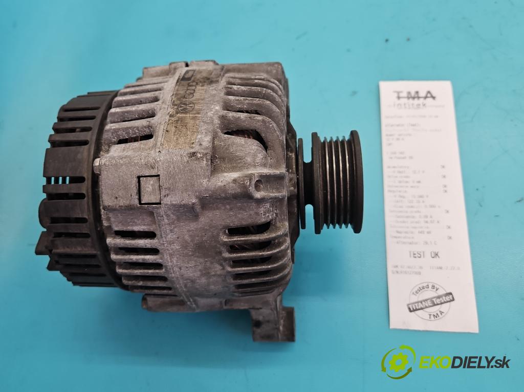 Vw Passat B5 1995-2005 1.8 20V 125 HP manual 92 kW 1781 cm3 4- Alternator  (Alternátor)