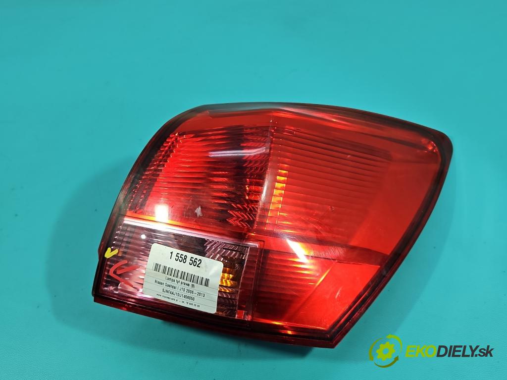 Nissan Qashqai I J10 2006-2013 1.6 16V 114 hp manual 84 kW 1598 cm3 5- světlo zadní pravé  (Klika dveří ostatní)