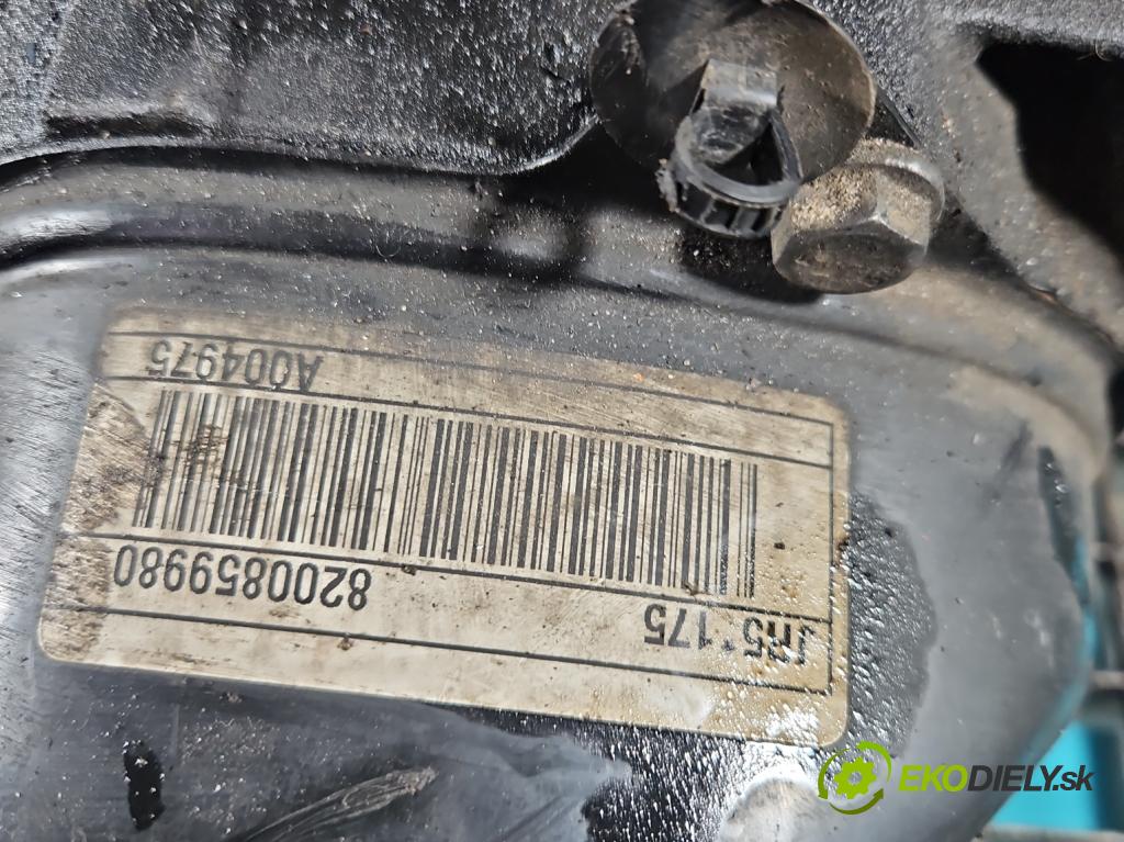 Renault Megane III 2008-2016 1.5 dci 86 hp manual 63 kW 1461 cm3 5- převodovka stupňová manual JR5175