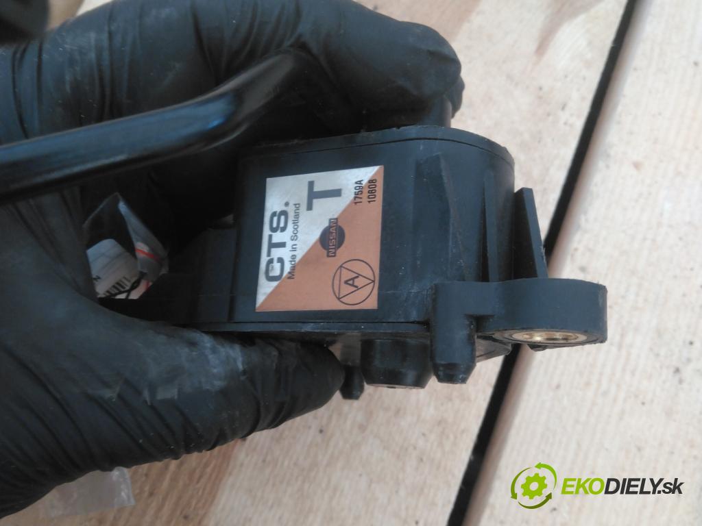 Nissan Qashqai I J10 2006-2013 1.6 16V 114 hp manual 84 kW 1598 cm3 5- pedal plyn: potenciometr: