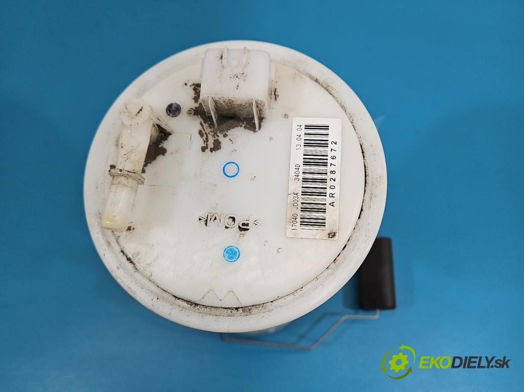 Nissan Qashqai I J10 2006-2013 1.6 16V 114 hp manual 84 kW 1598 cm3 5- čerpadlo paliva 17040 JD03A