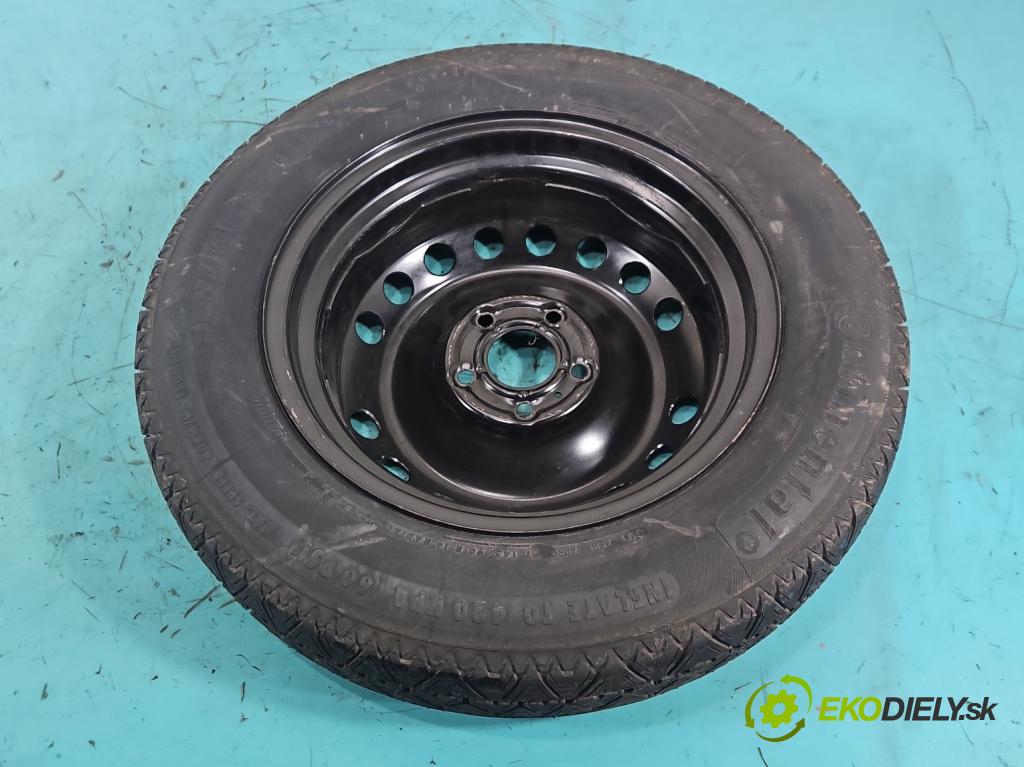 Nissan Qashqai I J10 2006-2013 1.6 16V 114 hp manual 84 kW 1598 cm3 5- kolo náhradní 16"