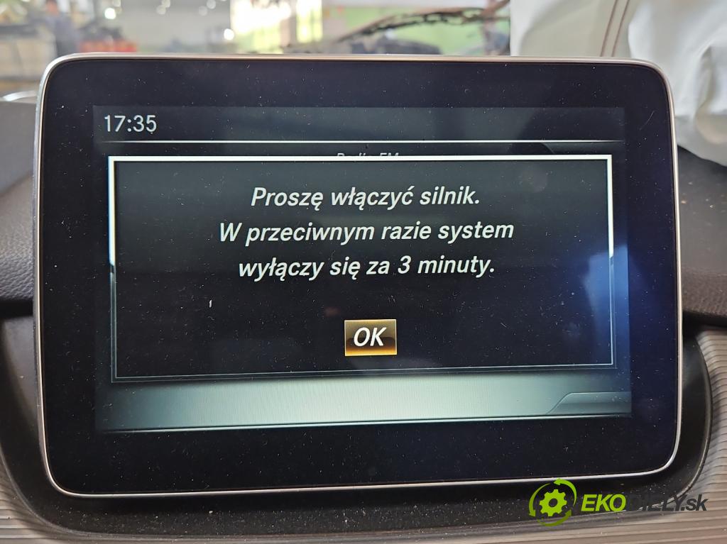 Mercedes B W246  2011-2018 2.1 cdi 136 HP automatic 100 kW 2143 cm3 5- Zobrazit: A1669007814 (Prístrojová doska)