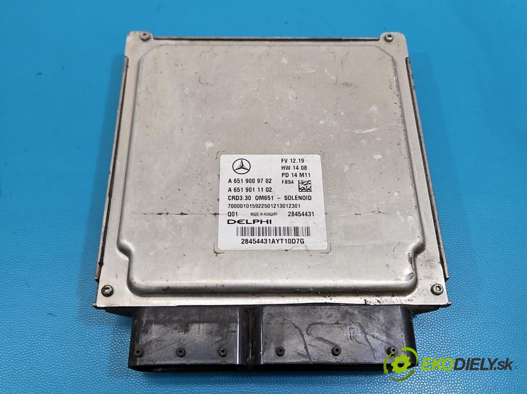 Mercedes B W246  2011-2018 2.1 cdi 136 HP automatic 100 kW 2143 cm3 5- riadiaca jednotka motora A6519009702