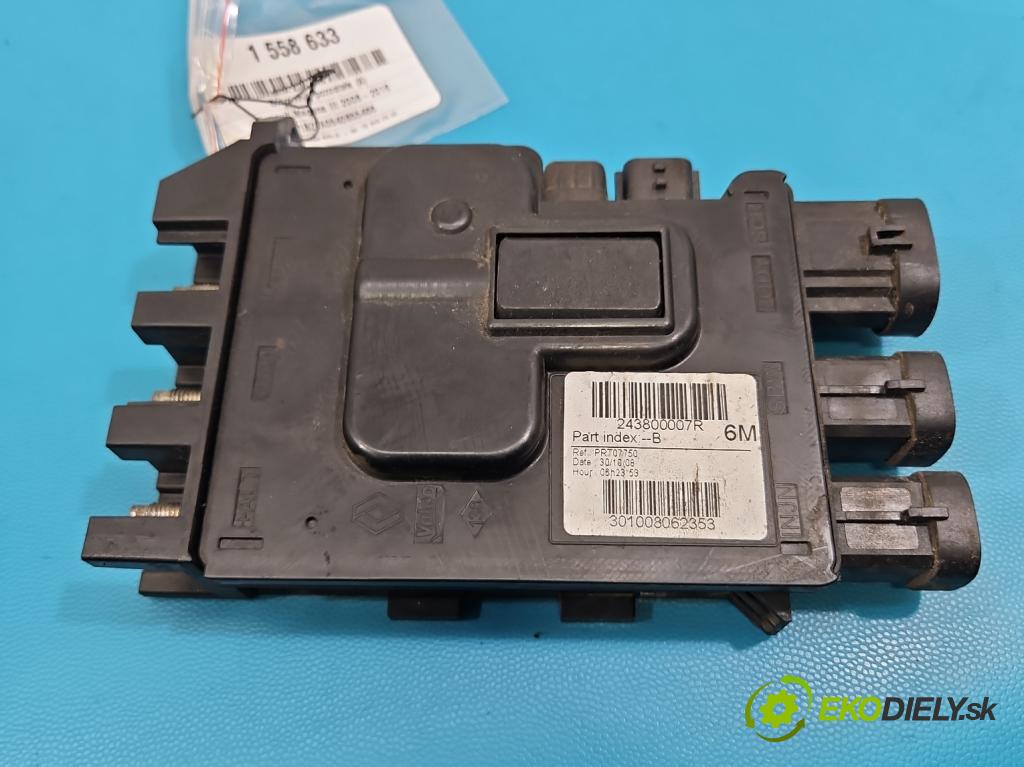 Renault Megane III 2008-2016 1.5 dci 86 HP manual 63 kW 1461 cm3 5- riadiaca jednotka ostatné 243800007R