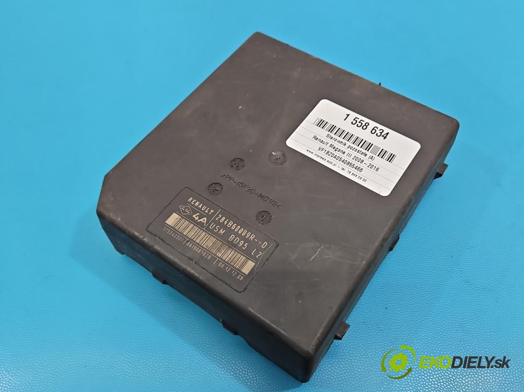 Renault Megane III 2008-2016 1.5 dci 86 hp manual 63 kW 1461 cm3 5- řídící jednotka 284B60009R-D
