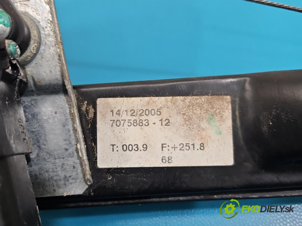 Bmw 3 E90 2005-2013 2.0d M47 163 hp manual 120 kW 1995 cm3 5- mechanismus stahování zadní levý 7075883