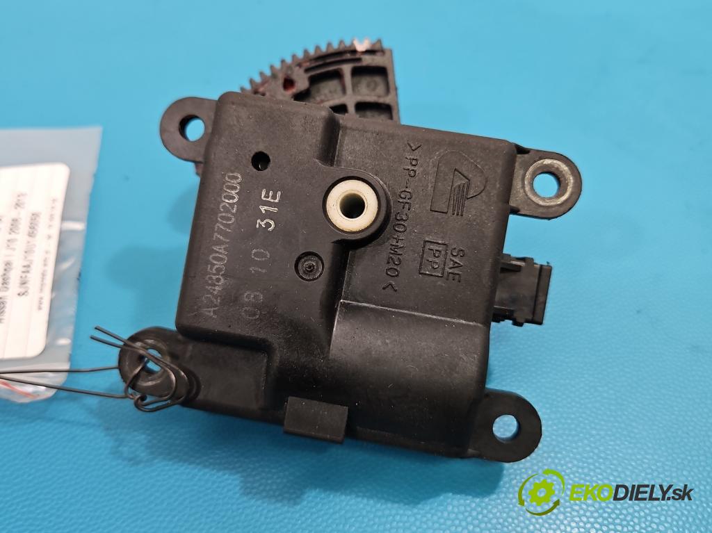 Nissan Qashqai I J10 2006-2013 1.6 16V 114 HP manual 84 kW 1598 cm3 5- motor: kúrenia A24850A7702000