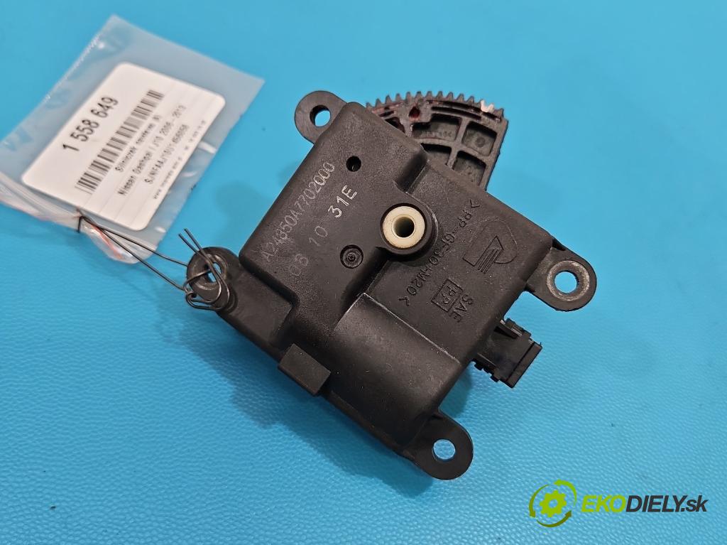 Nissan Qashqai I J10 2006-2013 1.6 16V 114 HP manual 84 kW 1598 cm3 5- motor: kúrenia A24850A7702000