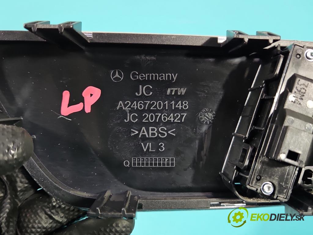 Mercedes B W246  2011-2018 2.1 cdi 136 HP automatic 100 kW 2143 cm3 5- rukoväť uvnitř: predné ľavé A2467201148
