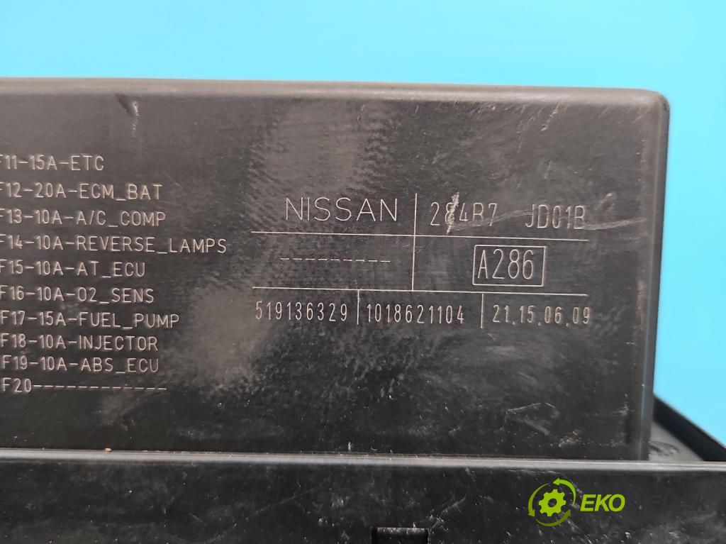 Nissan Qashqai I J10 2006-2013 1.6 16V 114 HP manual 84 kW 1598 cm3 5- riadiaca jednotka ostatné 284B7JD01B