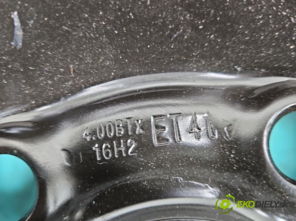 Opel Meriva B 2010-2017 1.4 16V 101 hp manual 74 kW 1398 cm3 5- kolo náhradní 16"