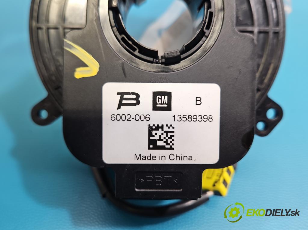 Opel Meriva B 2010-2017 1.4 16V 101 hp manual 74 kW 1398 cm3 5- Páska: airbag 13589398 (Airbag)