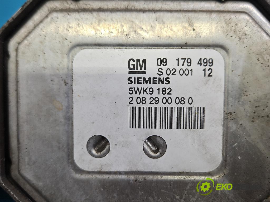 Opel Vectra C 2002-2008 1.8 16V 120 HP manual 88 kW 1796 cm3 4- riadiaca jednotka motora 09179499