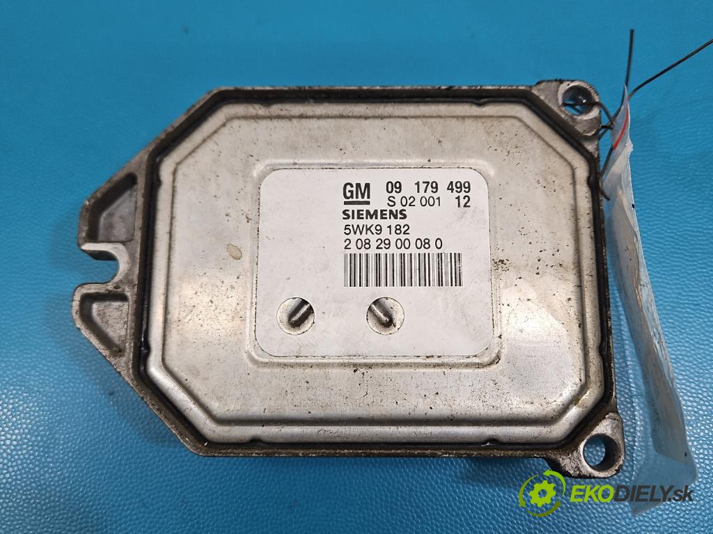 Opel Vectra C 2002-2008 1.8 16V 120 HP manual 88 kW 1796 cm3 4- riadiaca jednotka motora 09179499