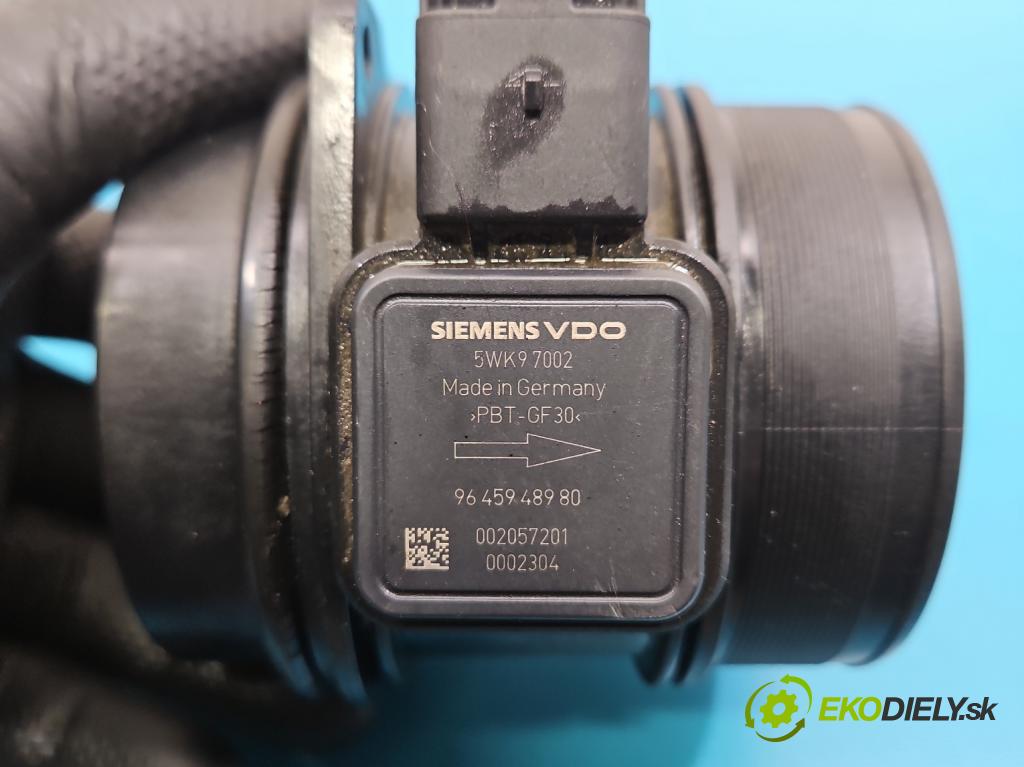 Fiat Scudo II 2006-2016 2.0 jtd 120 HP manual 88 kW 1997 cm3 5- průtokoměr: 5WK97002 (Váha vzduchu)