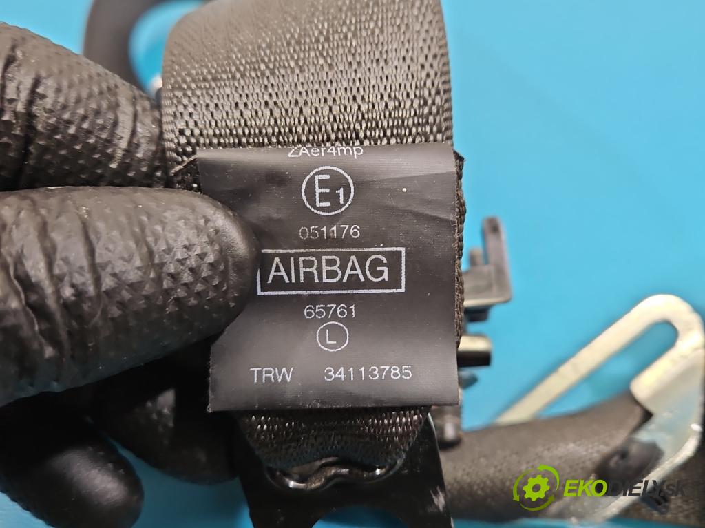 Opel Meriva B 2010-2017 1.4 16V 101 HP manual 74 kW 1398 cm3 5- pas bezpečnosť: predné ľavý 34040727D