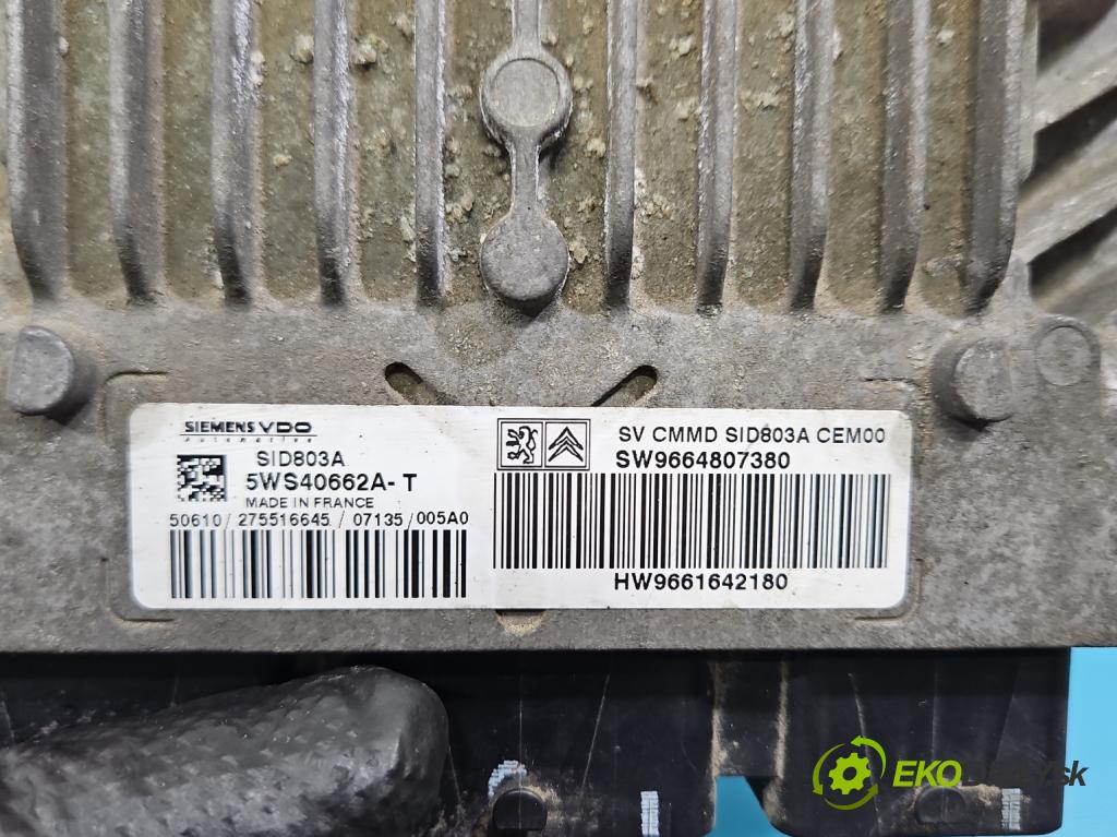 Fiat Scudo II 2006-2016 2.0 jtd 120 hp manual 88 kW 1997 cm3 5- řídící jednotka motoru 9664807380