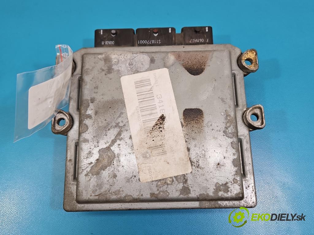 Fiat Scudo II 2006-2016 2.0 jtd 120 hp manual 88 kW 1997 cm3 5- řídící jednotka motoru 9664807380