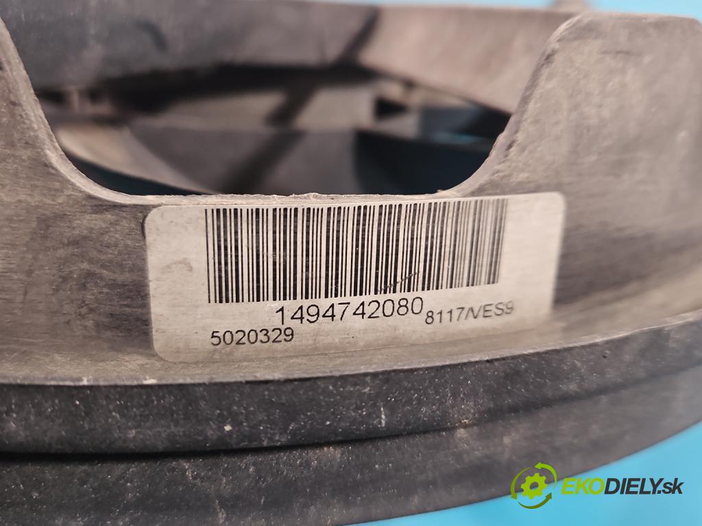 Fiat Scudo II 2006-2016 2.0 jtd 120 HP manual 88 kW 1997 cm3 5- Ventilátor chladiča 1494742080