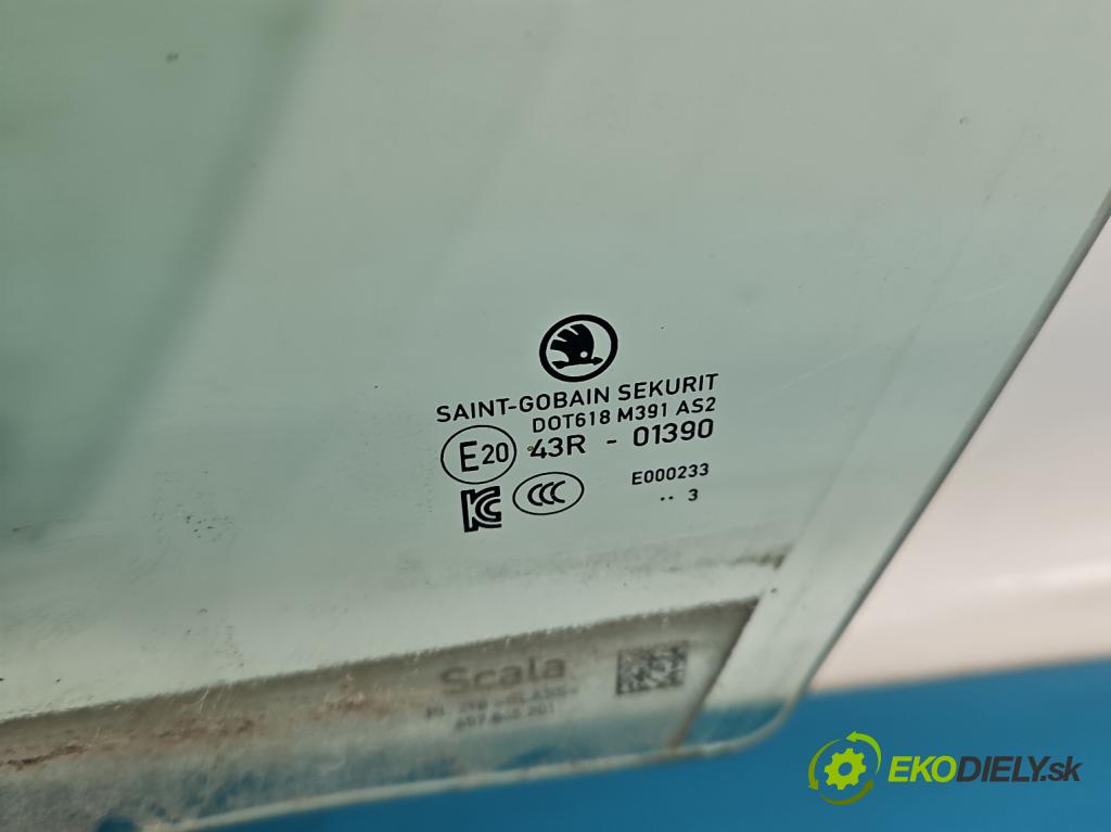 Skoda Scala 2019- 1.5 TSI 150 HP manual 110 kW 1498 cm3 5- sklo dvere predné ľavé