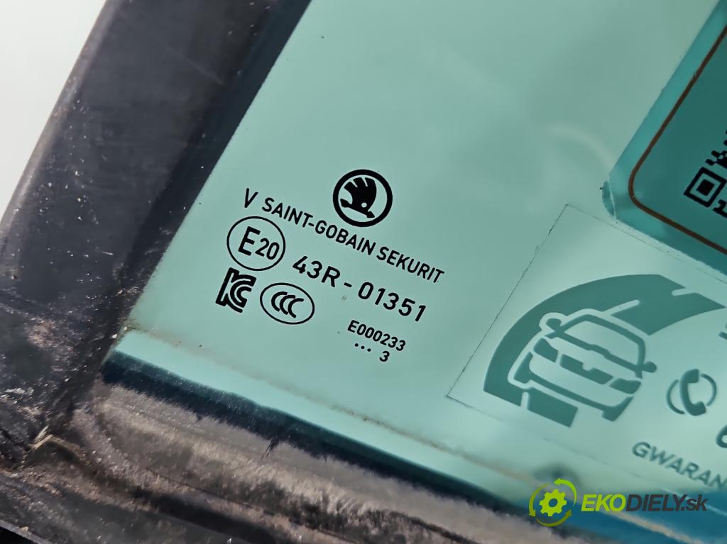 Skoda Scala 2019- 1.5 TSI 150 HP manual 110 kW 1498 cm3 5- sklo dvere zadné ľavé