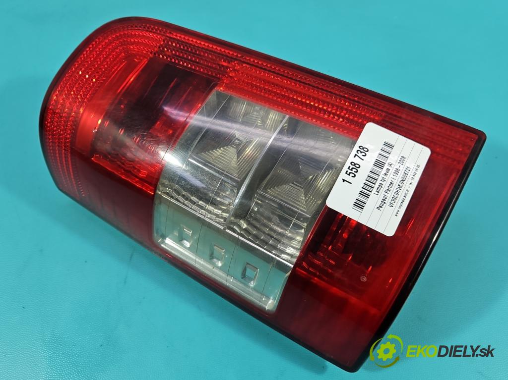 Peugeot Partner I 1996-2008 1.6 hdi 75 HP manual 55.2 kW 1560 cm3 5- svetlo / reflektor zadné ľavé  (Kľučka dverí ostatné)