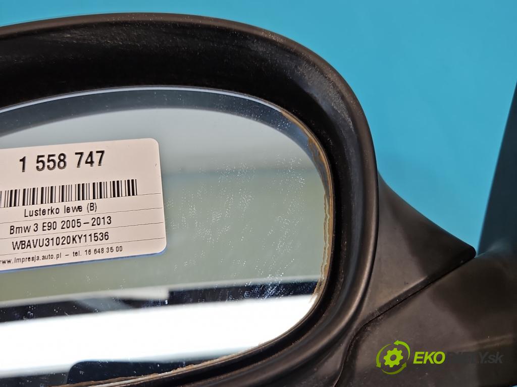 Bmw 3 E90 2005-2013 2.0d 163 hp manual 120 kW 1995 cm3 5- zpětné zrcátko levé  (Klika dveří ostatní)
