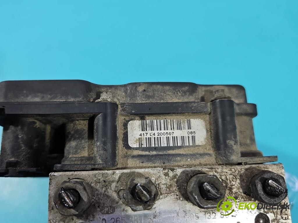 Fiat Scudo II 2006-2016 2.0 jtd 120 HP manual 88 kW 1997 cm3 5- čerpadlo abs 0265231550 (Pumpa ABS)