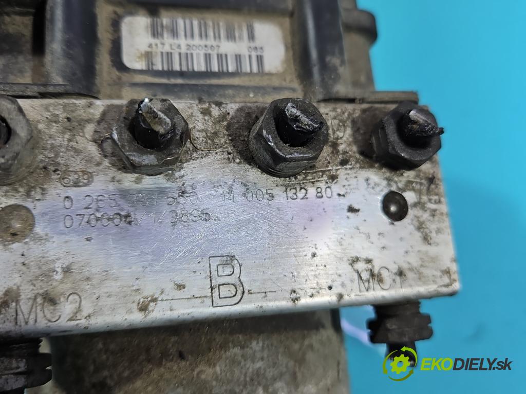 Fiat Scudo II 2006-2016 2.0 jtd 120 HP manual 88 kW 1997 cm3 5- čerpadlo abs 0265231550 (Pumpa ABS)