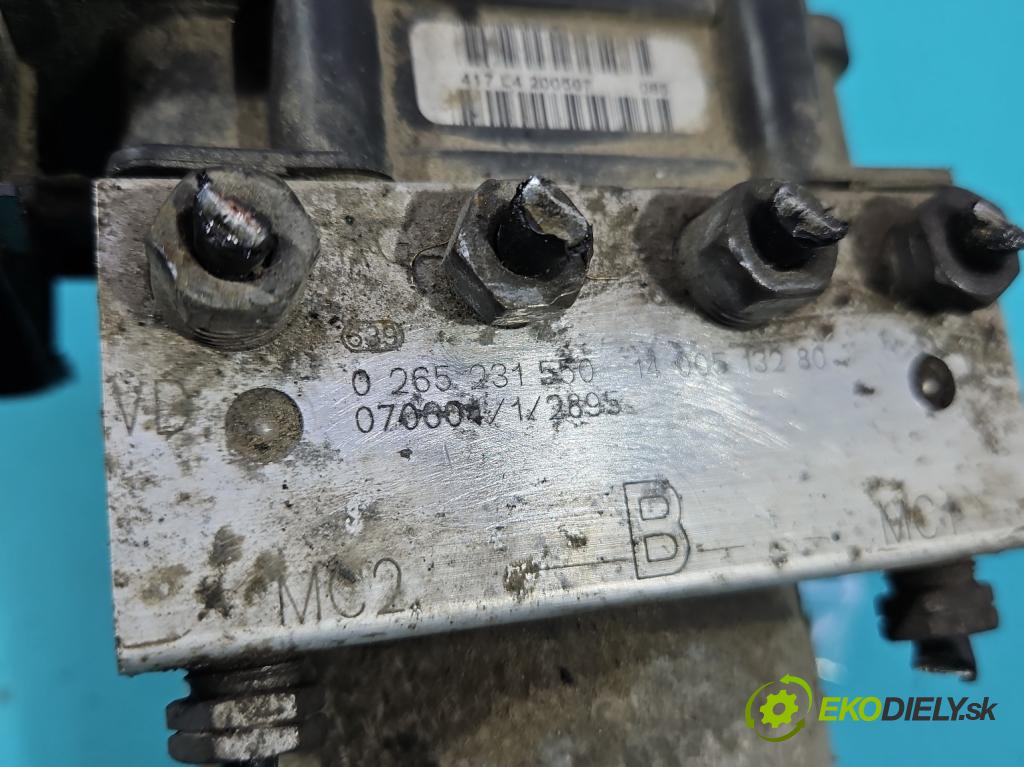 Fiat Scudo II 2006-2016 2.0 jtd 120 HP manual 88 kW 1997 cm3 5- čerpadlo abs 0265231550 (Pumpa ABS)