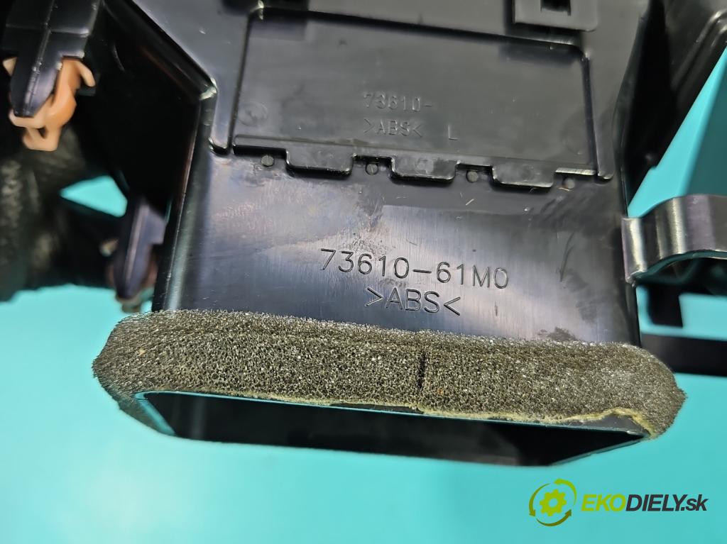 Suzuki SX4 S-Cross 2013-2021 1.4 T 129 HP manual 95 kW 1373 cm3 5- Mřížka: kúrenia stredová 73610-61M0 (Mriežka kúrenia (fukár))