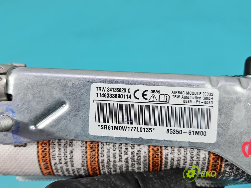 Suzuki SX4 S-Cross 2013-2021 1.4 T 129 HP manual 95 kW 1373 cm3 5- airbag vzduch: kreslo: 85350-61M00