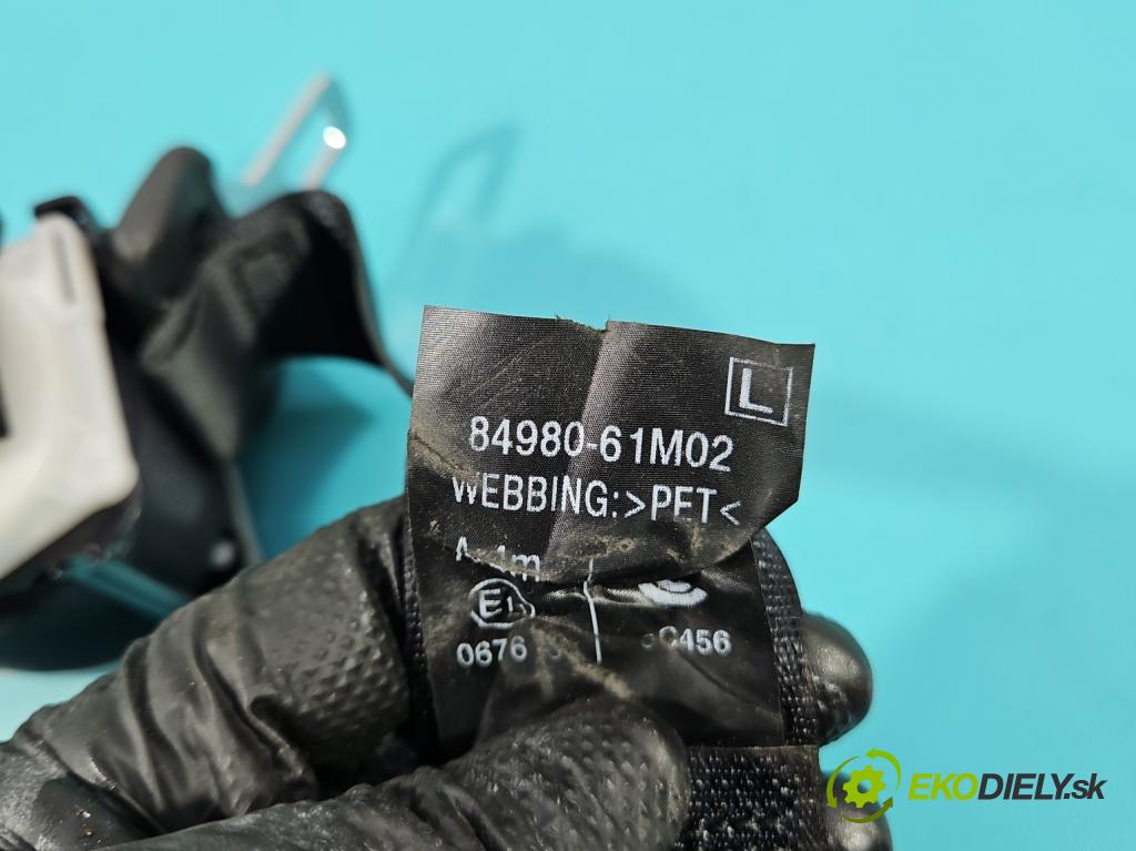 Suzuki SX4 S-Cross 2013-2021 1.4 T 129 HP manual 95 kW 1373 cm3 5- pas bezpečnosť: zadné ľavý 84980-61M02