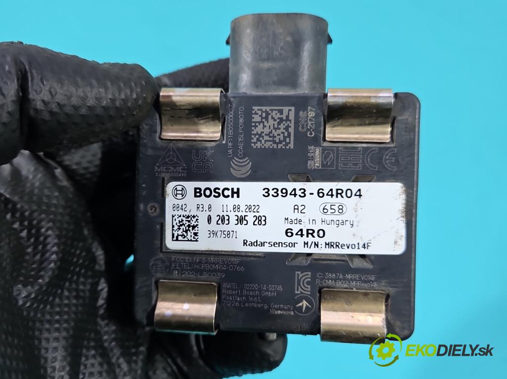 Suzuki SX4 S-Cross 2013-2021 1.4 T 129 HP manual 95 kW 1373 cm3 5- riadiaca jednotka ostatné 33943-64R04