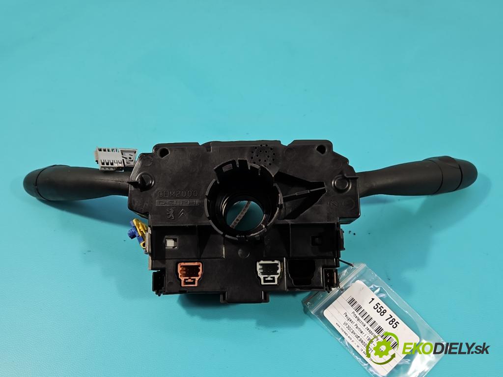 Peugeot Partner I 1996-2008 1.6 hdi 75 HP manual 55.2 kW 1560 cm3 5- prepínač komplex: 96663031XT (Prepínacie páčky pod volantom)