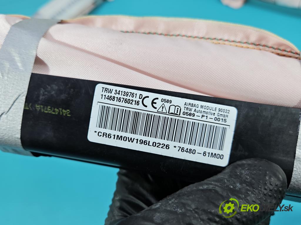 Suzuki SX4 S-Cross 2013-2021 1.4 T 129 HP manual 95 kW 1373 cm3 5- clona pravé 76480-61M00