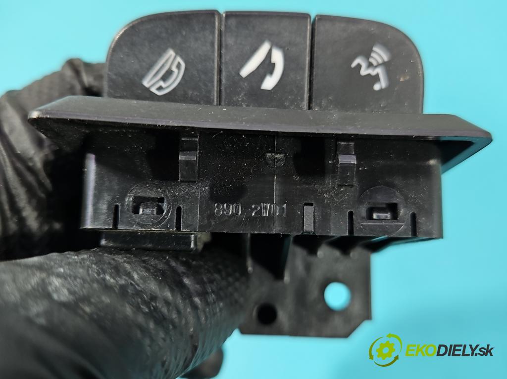 Suzuki SX4 S-Cross 2013-2021 1.4 T 129 HP manual 95 kW 1373 cm3 5- prepínač multifunkční: řízení: 75E890 (Prepínacie páčky pod volantom)