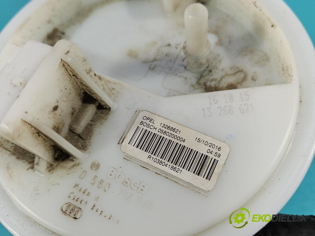 Opel Meriva B 2010-2017 1.4 16V 101 hp manual 74 kW 1398 cm3 5- čerpadlo paliva 13268621