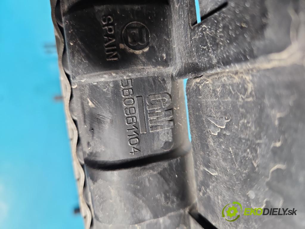 Opel Meriva B 2010-2017 1.4 16V 101 HP manual 74 kW 1398 cm3 5- chladič voda: 13283244 (Chladič vody)