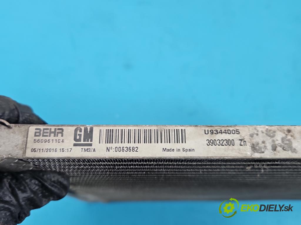 Opel Meriva B 2010-2017 1.4 16V 101 HP manual 74 kW 1398 cm3 5- chladič klimatizácie 39032300 (Chladič klimatizácie)