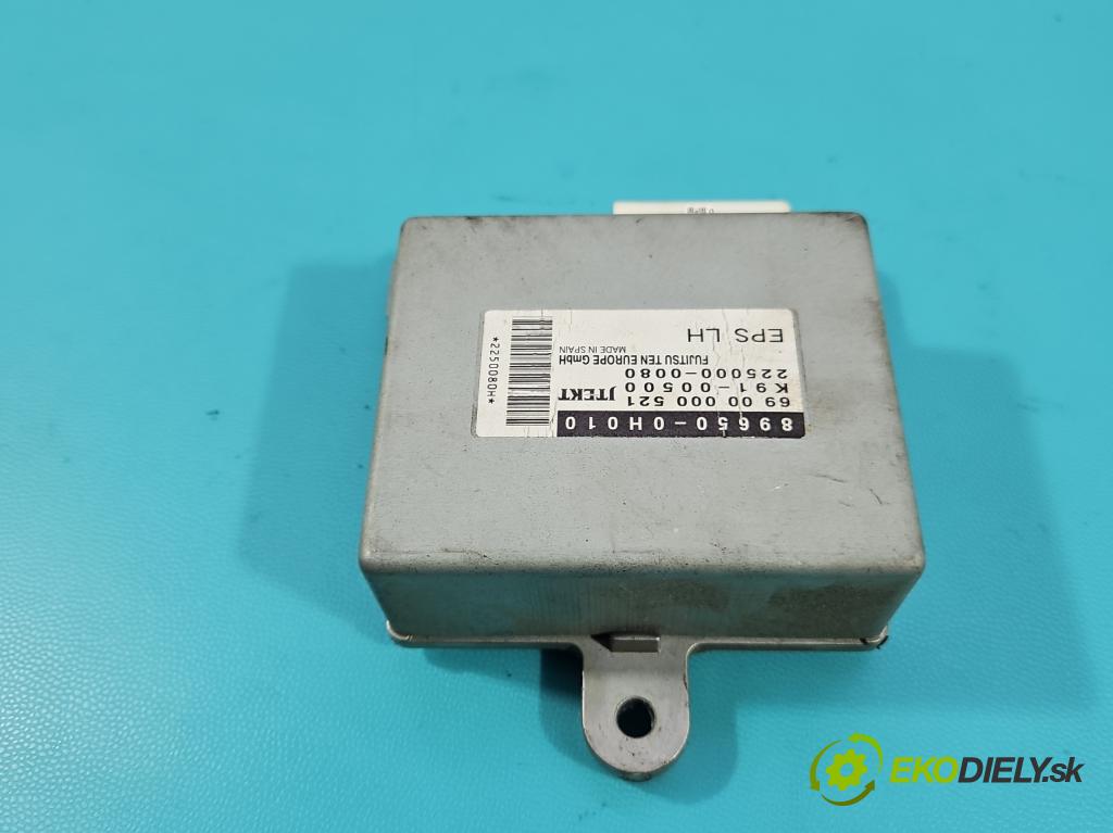 Toyota Aygo 2005-2014 1.0 12V 68 HP manual 50 kW 998 cm3 5- riadiaca jednotka ostatné 89650-0H010