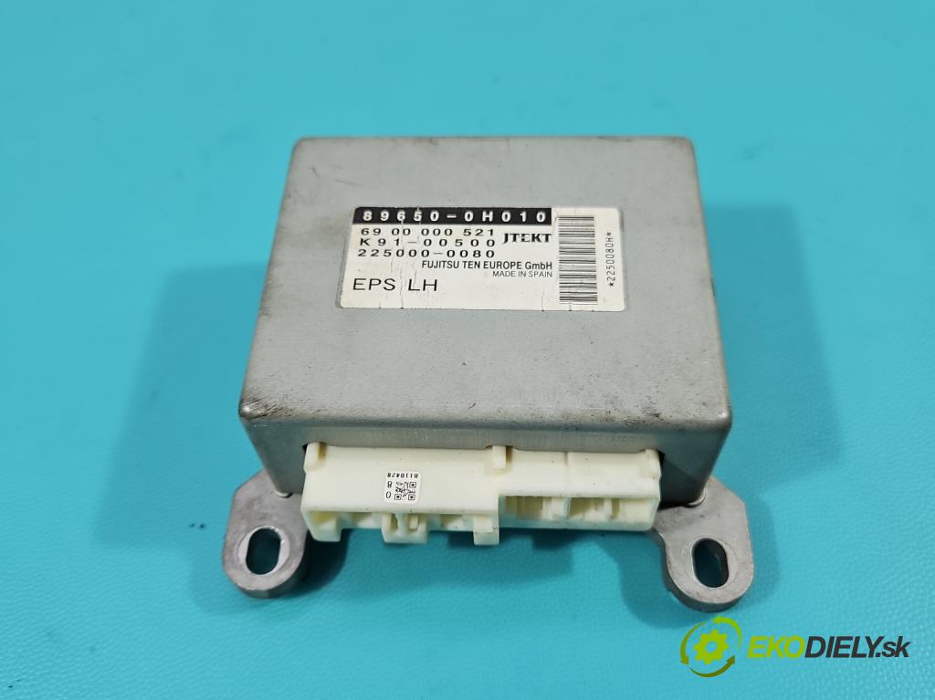 Toyota Aygo 2005-2014 1.0 12V 68 HP manual 50 kW 998 cm3 5- riadiaca jednotka ostatné 89650-0H010