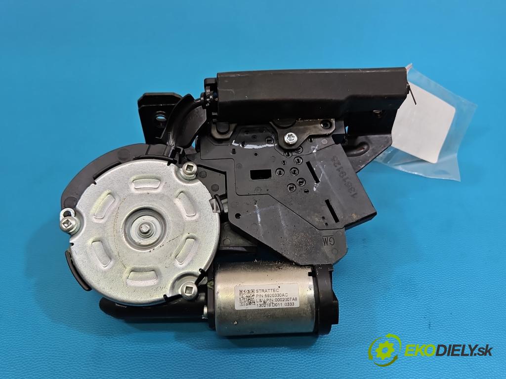 Opel Insignia B 2017-2022 2.0 T 260 HP automatic 191 kW 1998 cm3 5- zámok kufrové dvere zadné 5920330AC