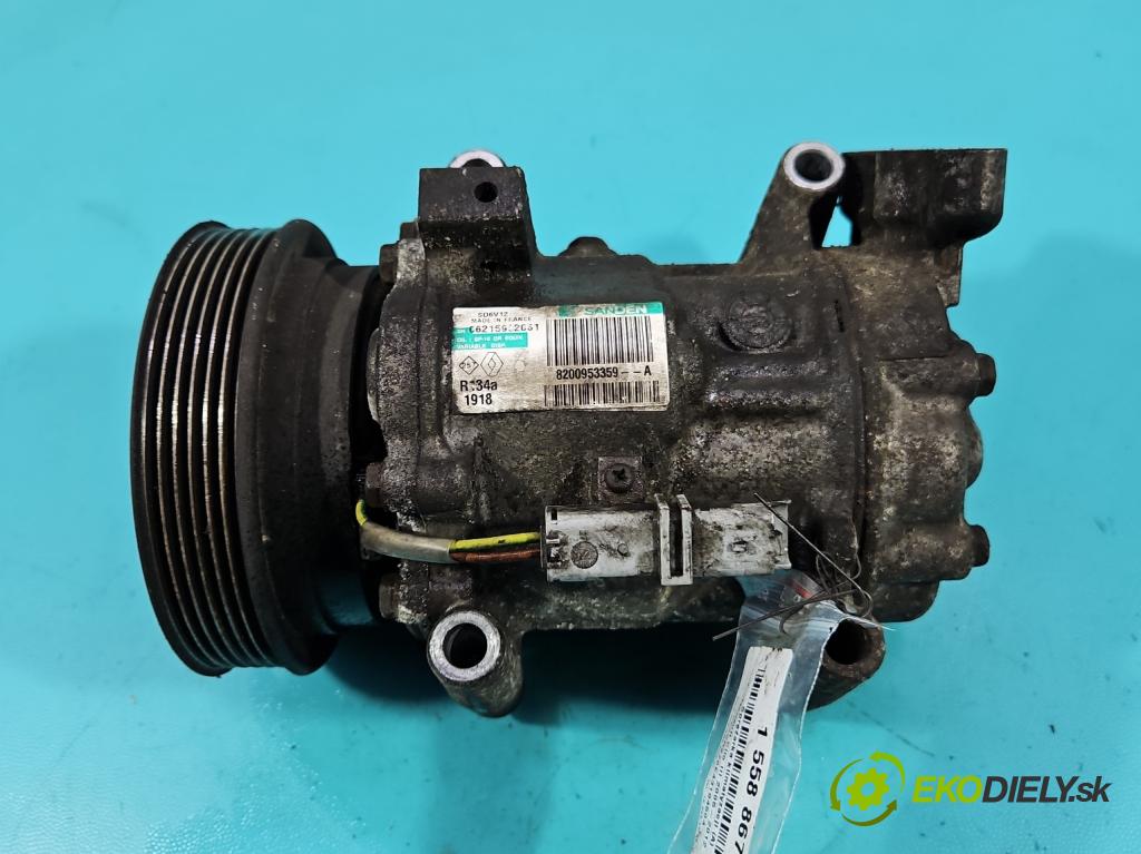 Renault Clio III 2005-2012 1.5 dci 68 hp manual 50 kW 1461 cm3 3- Kompresor: klíma 8200953359-A (Kompresor klimatizace)