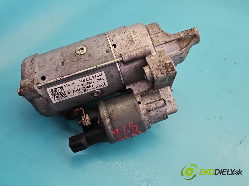 Peugeot 3008 II 2016-2023 1.5 hdi 131 HP automatic 96 kW 1499 cm3 5- štartér 9832577880 (Štartér)