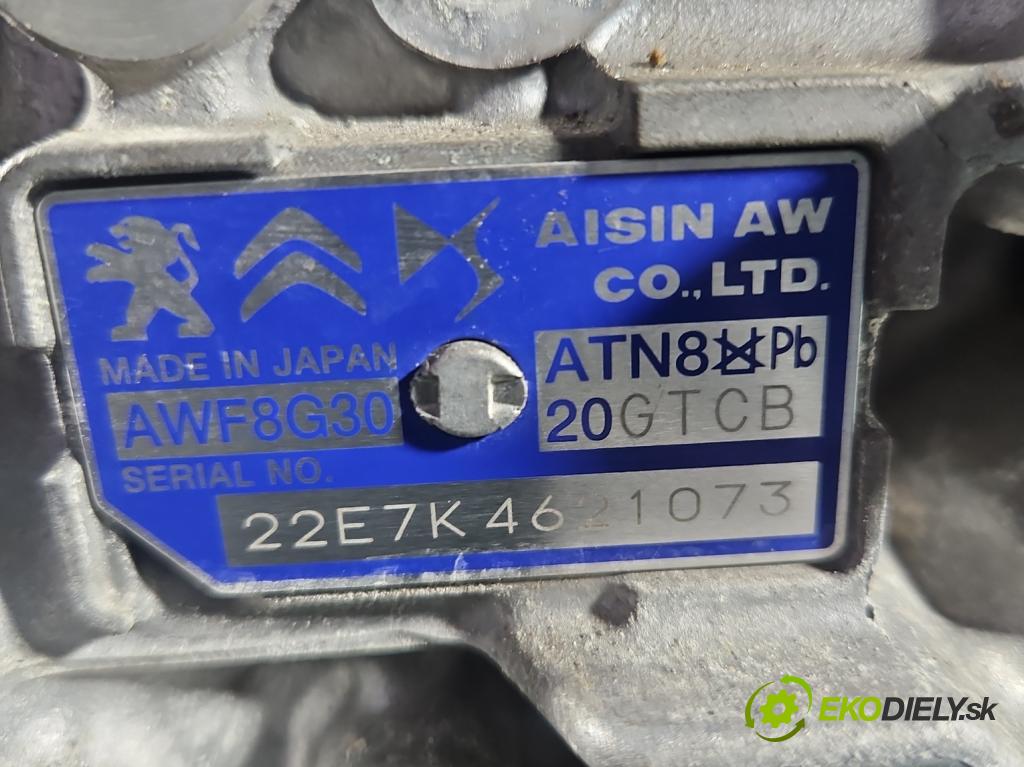 Peugeot 3008 II 2016-2023 1.5 hdi 131 HP automatic 96 kW 1499 cm3 5- prevodovka stupeň,rýchlosť automat 20GTCB