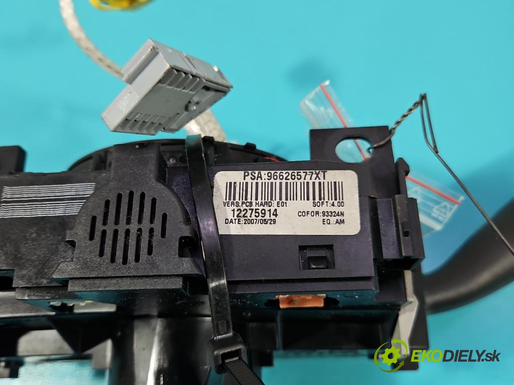 Fiat Scudo II 2006-2016 2.0 jtd 120 HP manual 88 kW 1997 cm3 5- prepínač komplex: 96626577XT (Prepínacie páčky pod volantom)