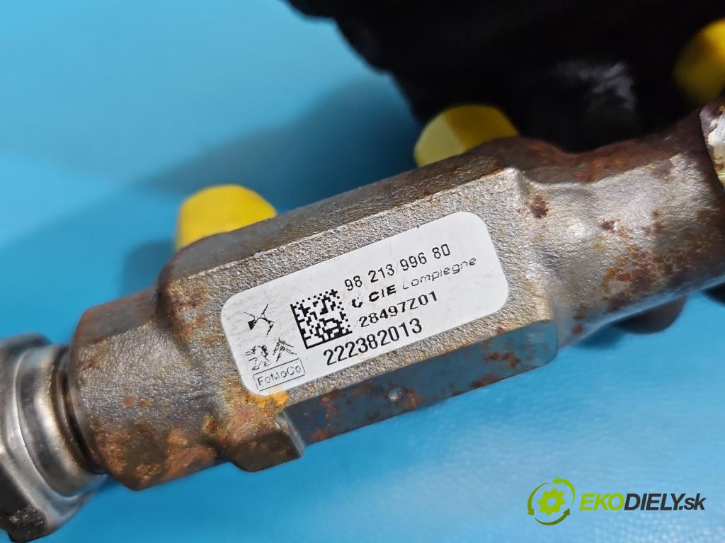 Peugeot 3008 II 2016-2023 1.5 hdi 131 HP automatic 96 kW 1499 cm3 5- lišta vstrekovacia 9821399680 (Vstrekovacia lišta)